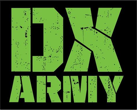 Dx Army Decal Sticker 01