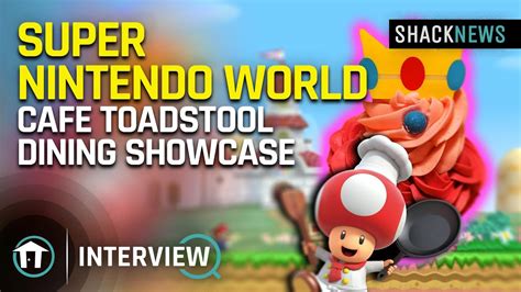 Super Nintendo World Cafe Toadstool Dining Showcase Youtube