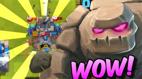 Golem Is The Best Beatdown Golem Deck Live In A Grand Challenge