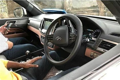 Upcoming Mahindra XUV700 Production Model Interior Spied