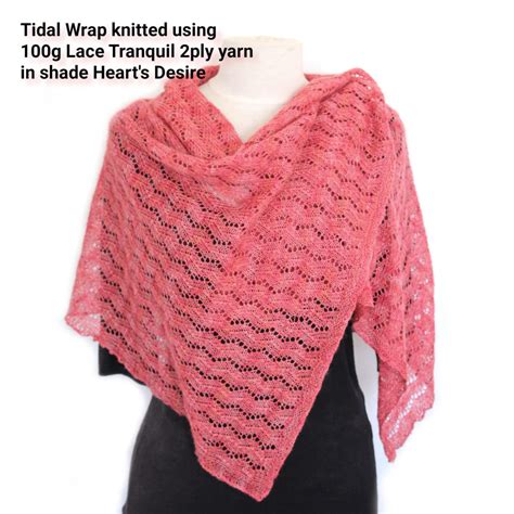 Tidal Wrap Knitting Pattern Perran Yarns