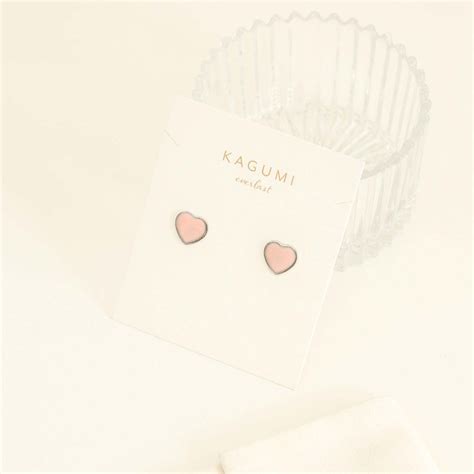 Jual Kagumi Everlast Lovely Pink Earrings Anti Karat Shopee