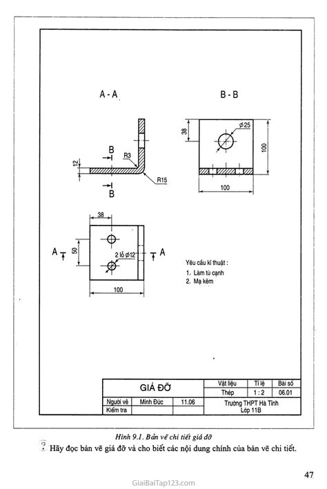 Chi Tiết Hơn 81 Về Vẽ Hình Công Nghệ Vn