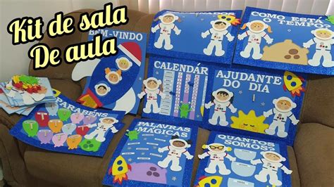 Kit De Sala De Aula No Tema Astronauta Youtube