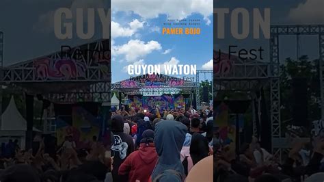 Rembang Sunday Fest Konser Guyon Waton Pamer Bojo Rasane Wong Nandang