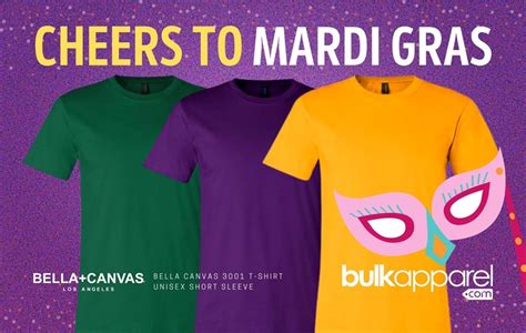 History of the Three Mardi Gras Colors - bulkapparel