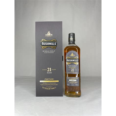 Bushmills 21 Years Old Rare Single Malt - Whisky.mt