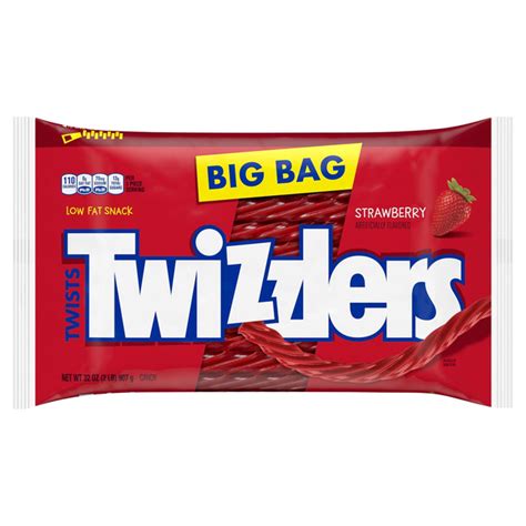 Save on Twizzlers Twists Red Licorice Candy Strawberry Big Bag Order Online Delivery | Stop & Shop