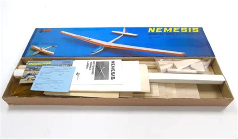 Vintage Modelhob Nemesis 2 3m Wingspan R C Wooden Balsa Glider Kit Rare 11 0143 Eur 146 41