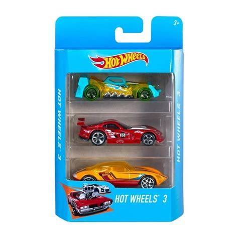 Vehículos De Juguete Hot Wheels Die Cast Basic Sorpresa Paquete De 3