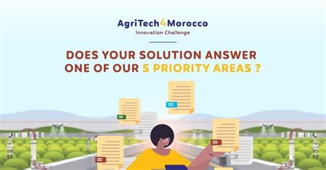 Appel à candidatures Le défi de l innovation Agritech4Morocco