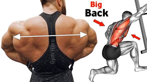 6 Exercises To Build Bigger Back Back Workout At Gym Youtube