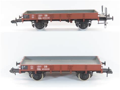 Märklin 1 Güterwagen 2x 2 achsiger niedriger offener Catawiki