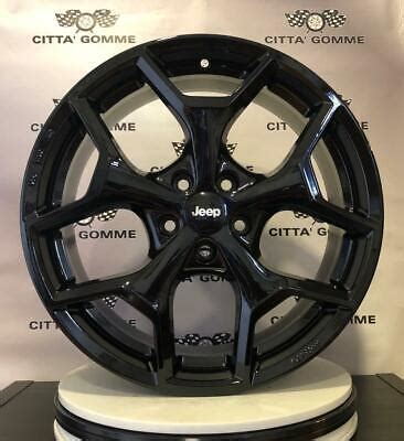 Set 4 Alloy Wheels Compatible For Jeep Renegade Compass Cherokee By 18