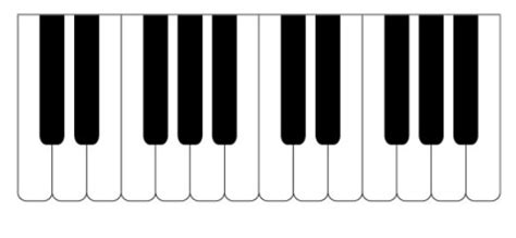 Free Vector Simple Piano Keyboard Titanui