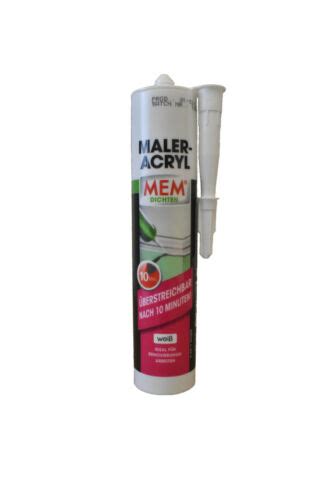 Mem Maler Acryl Ml Wei Maleracryl Ebay