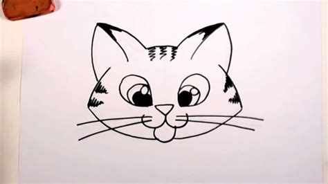 Draw Cartoon Cat Face – Warehouse of Ideas