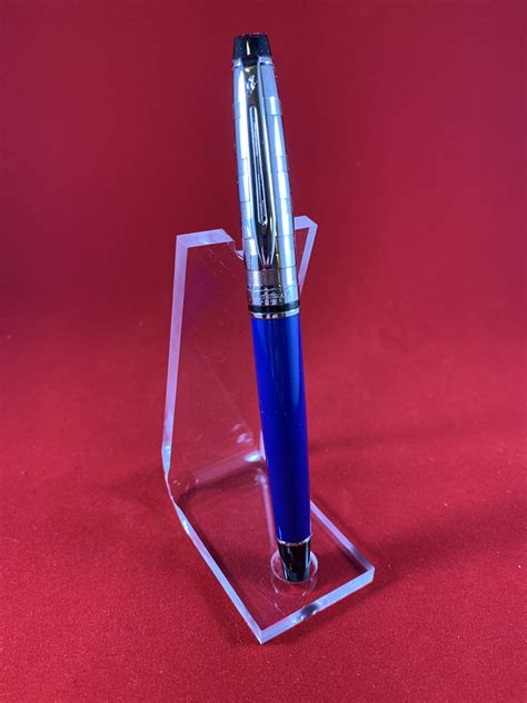 Waterman Paris Expert Deluxe Fountain Pen cuerpo azul oscuro | Etsy