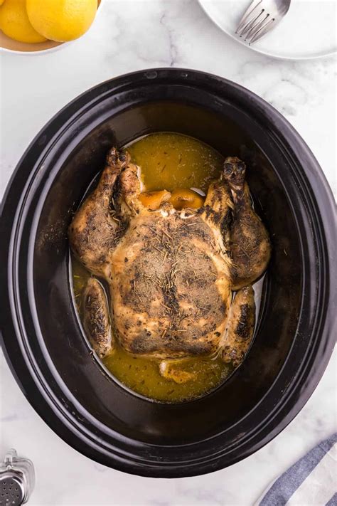 Lemon Herb Slow Cooker Chicken Simply Stacie