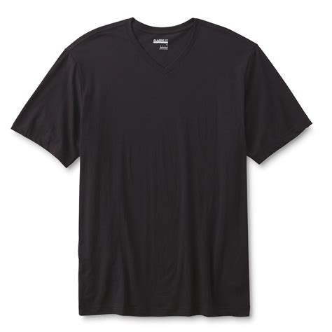 Basic Editions Mens Classic Fit V Neck T Shirt