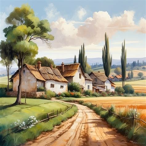 Country Painting Art Free Stock Photo - Public Domain Pictures