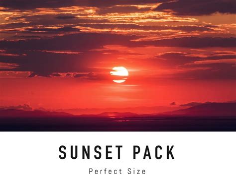 Sunset Zoom Background Pack 5 Virtual Background Images for Zoom ...