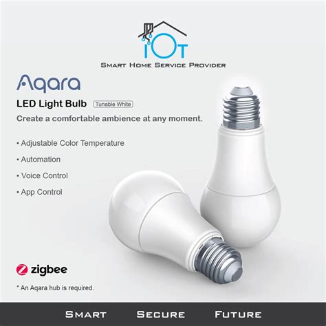 Aqara LED Light Bulb Tunable White Zigbee Shopee Malaysia