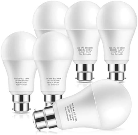 Lohas B Led Bulbs W Equivalent W Led Bayonet Light Bulb Cool