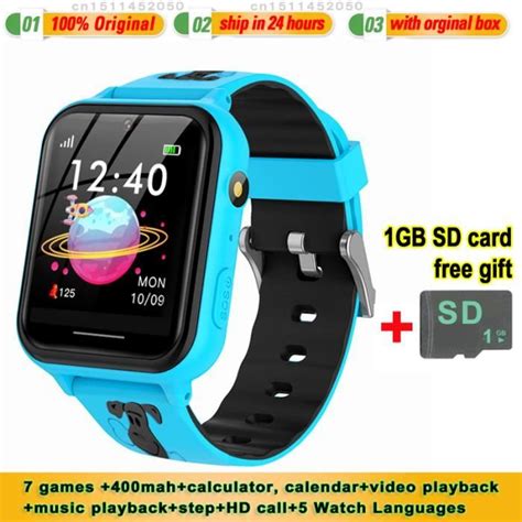 RUMOCOVO Montre Connectée A2 Originale Pour Enfants 2g Appel Hd