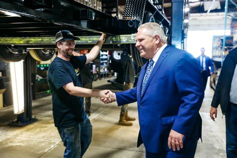 Doug Ford On Twitter Thanks To The Team At Miska Trailer Factory In