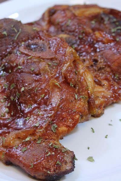 Oven Baked Barbecue Pork Chops I Heart Recipes