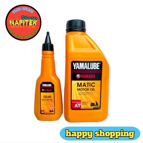 Jual Paket Oli Motor Yamalube Matic 800ml Dan Yamalube Oli Gear Matic