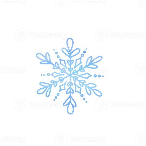 Blue Watercolor Snowflake 13271739 Png