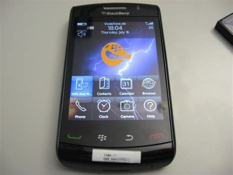 Vodafone BlackBerry Storm 9520 Spotted In Wild With WiFi SlashGear