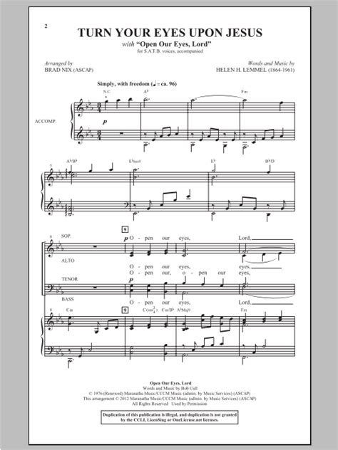 Turn Your Eyes Upon Jesus Sheet Music Direct