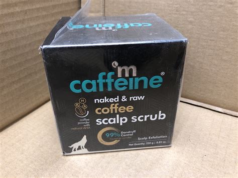 John Pye Auctions 6 X MCAFFEINE NAKED AND RAW COFFEE SCALP SCRUB