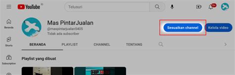 Cara Mengganti Nama Channel YouTube Di Laptop HP Dengan Mudah