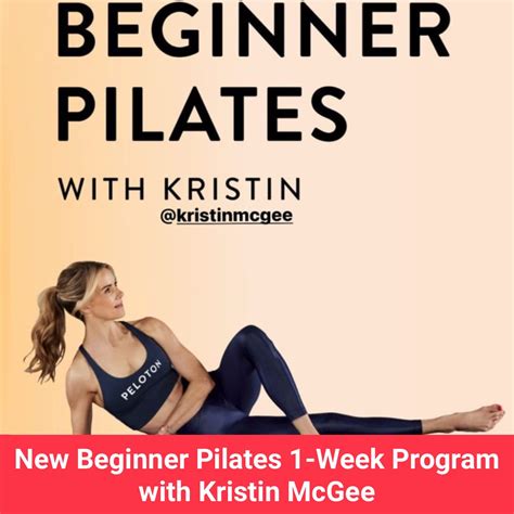 New Peloton Beginner Pilates Program With Kristin Mcgee Peloton Buddy