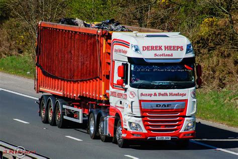 Derek Heeps Daf Xf Southbound M Near Larkhall Lanark Flickr