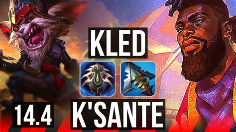 Kled Vs Ksante Top Rank 3 Kled 1100 Games Comeback Jp Master