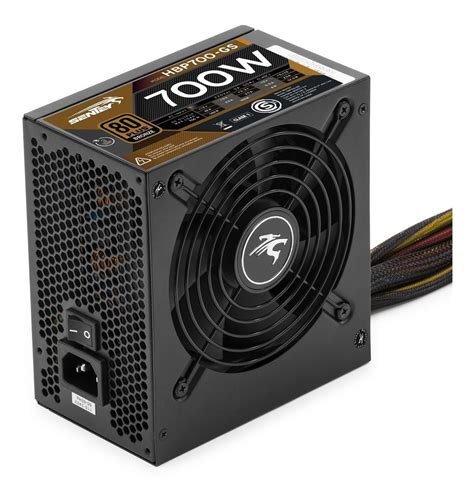 Fuente Pc Gamer 700w Reales 80 Plus Bronce Atx Protección V 4krc