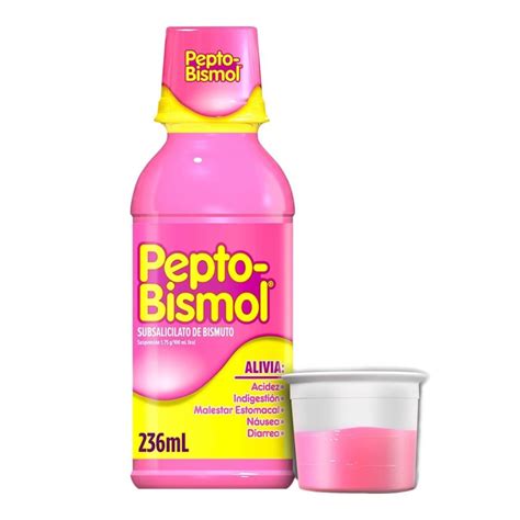 Antiácido Pepto Bismol suspensión sabor original 236 ml Walmart