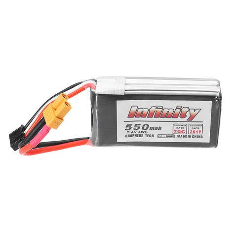 Ahtech Infinity Graphene 7 4v 550mah 85c 2s Lipo Battery Xt30 Plug Sale