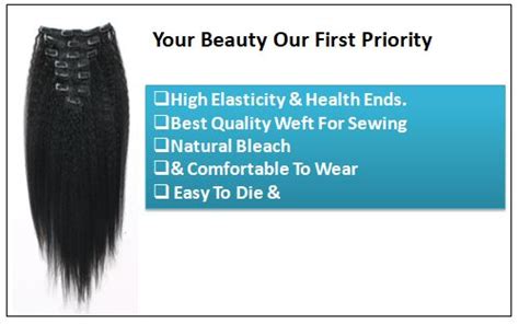 Kinky Straight Clip In Hair Extensions For Natural Black Hair Nexahair