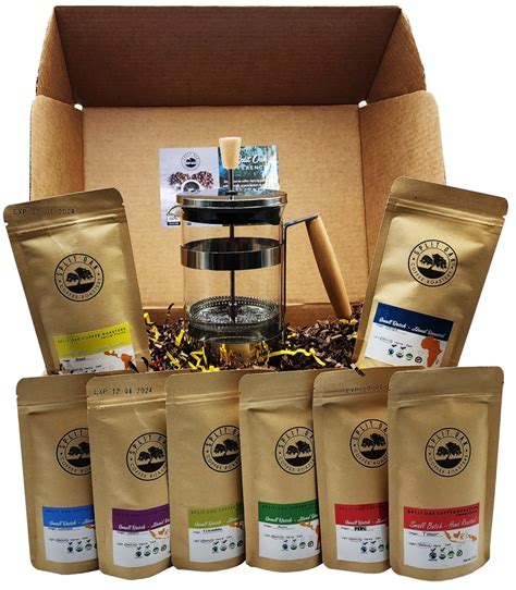 Coffee T Box Set 8 Assorted Coffees 1 French Press Coffee Maker The Perfect Holiday Tships