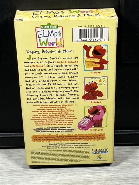 Sesame Street Elmo’s World VHS Video Tape | Grelly USA