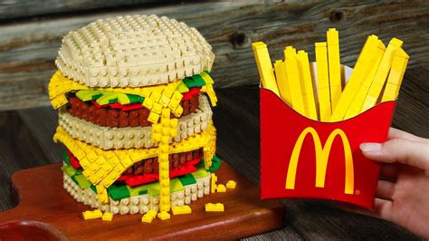 Best Of Lego Cooking Food Compilation Big Burger Irl Stop Motion