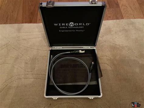 Wire World Platinum Starlight Cat8 Solid Silver Ethernet Cable Photo