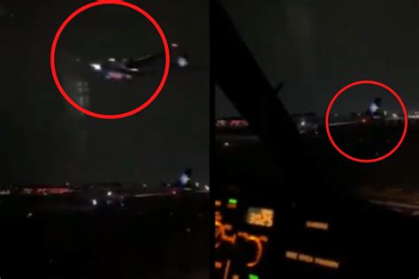 Aquí el momento exacto del incidente entre dos aviones en AICM audio