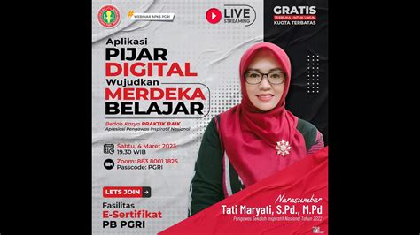 Aplikasi Pijar Digital Wujudkan Merdeka Belajar Youtube